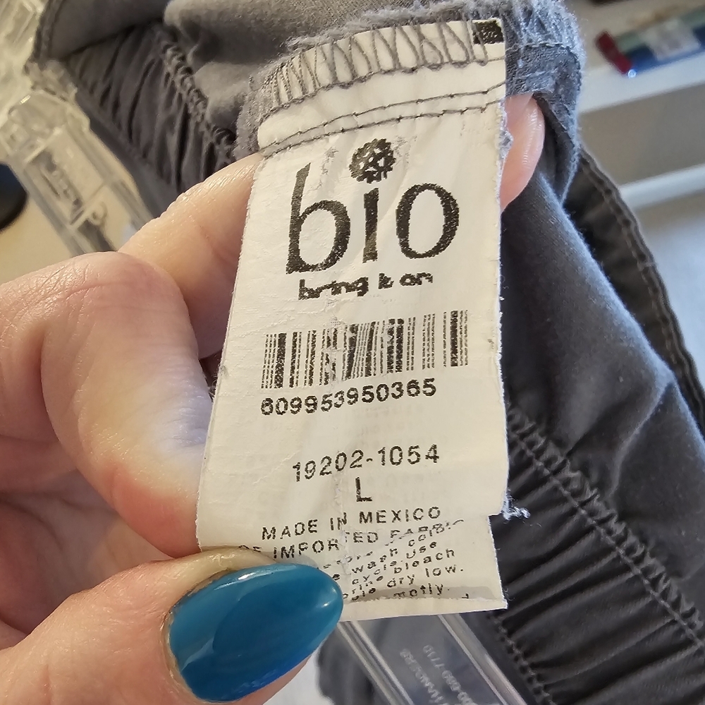 Womens Grey Scrub Pants - Picture 5 of 6